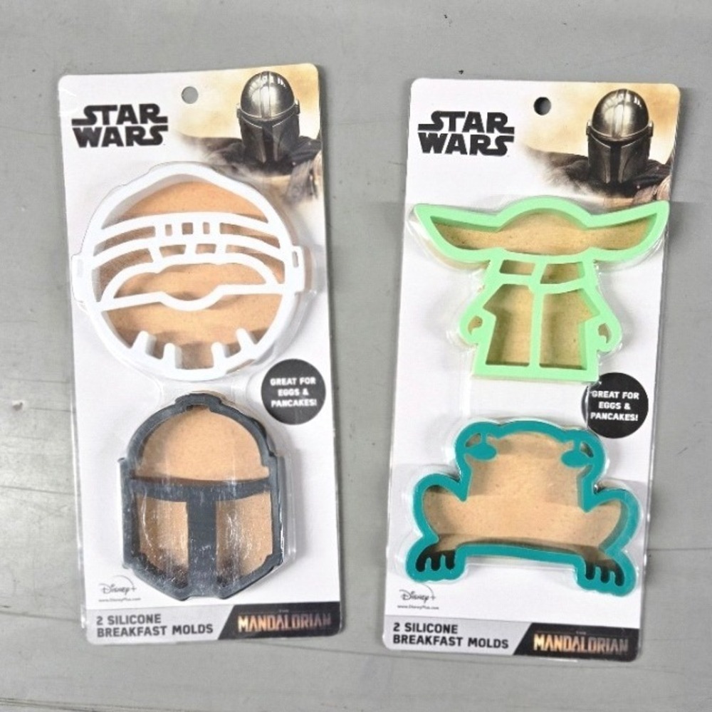 Star Wars Mandalorian Silicone Breakfast Pancake‎ Egg Molds, Grogu New